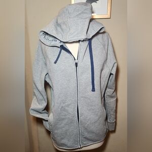 Indian Mororcycle Full Zip Hoodie‎ Women's Size Large Heathered Gray